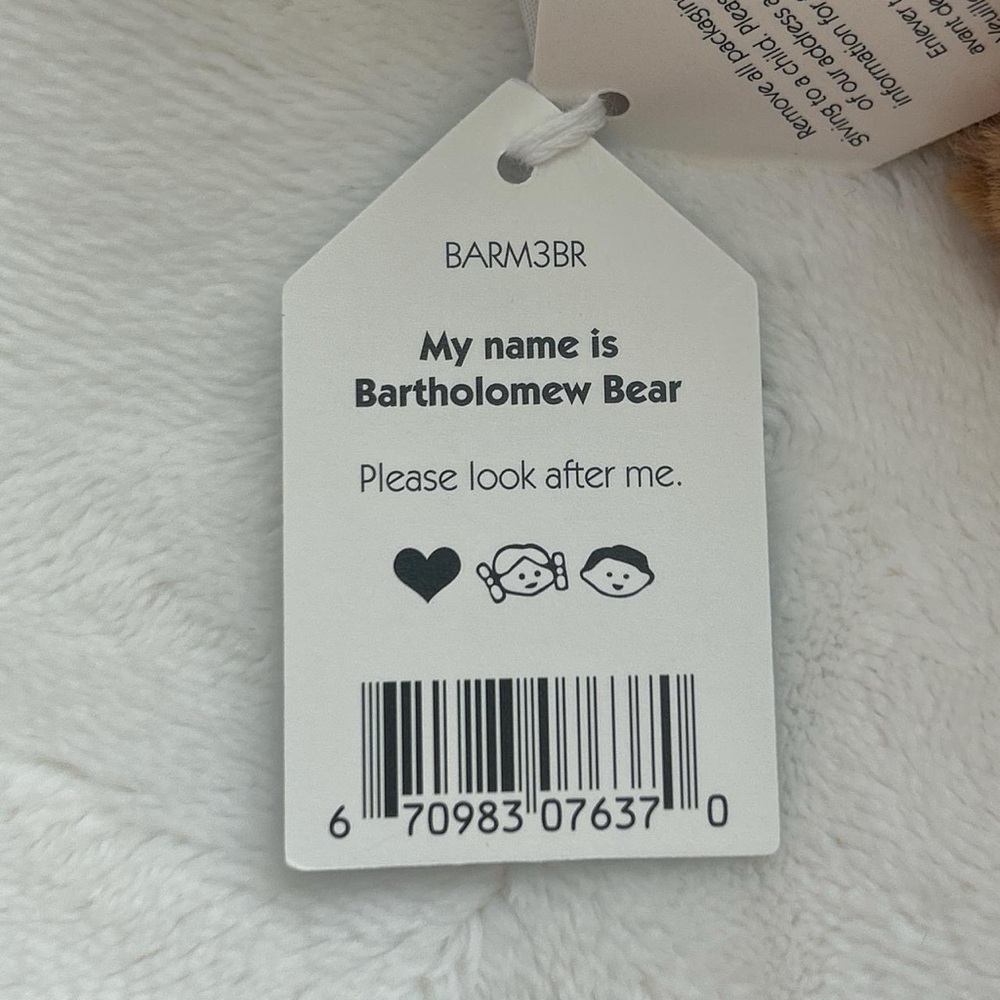 Bartholomew Bear JellyCat - Medium - Brand New - Authentic - Picture 2 of 6